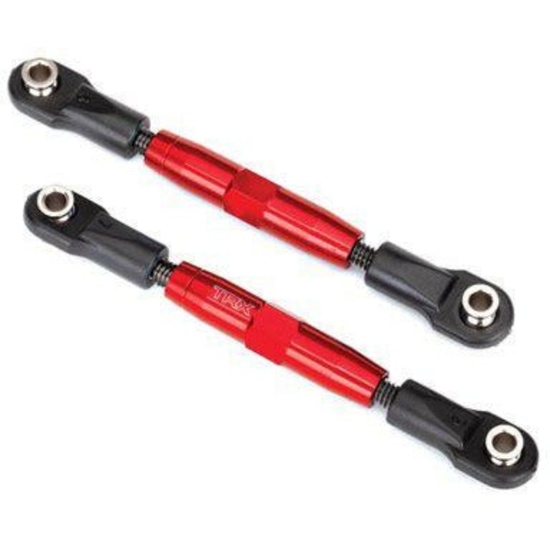 Traxxas 83mm TUBES Red-Anodized 7075-T6 Aluminum Front Camber Links (2) – TRA3643R