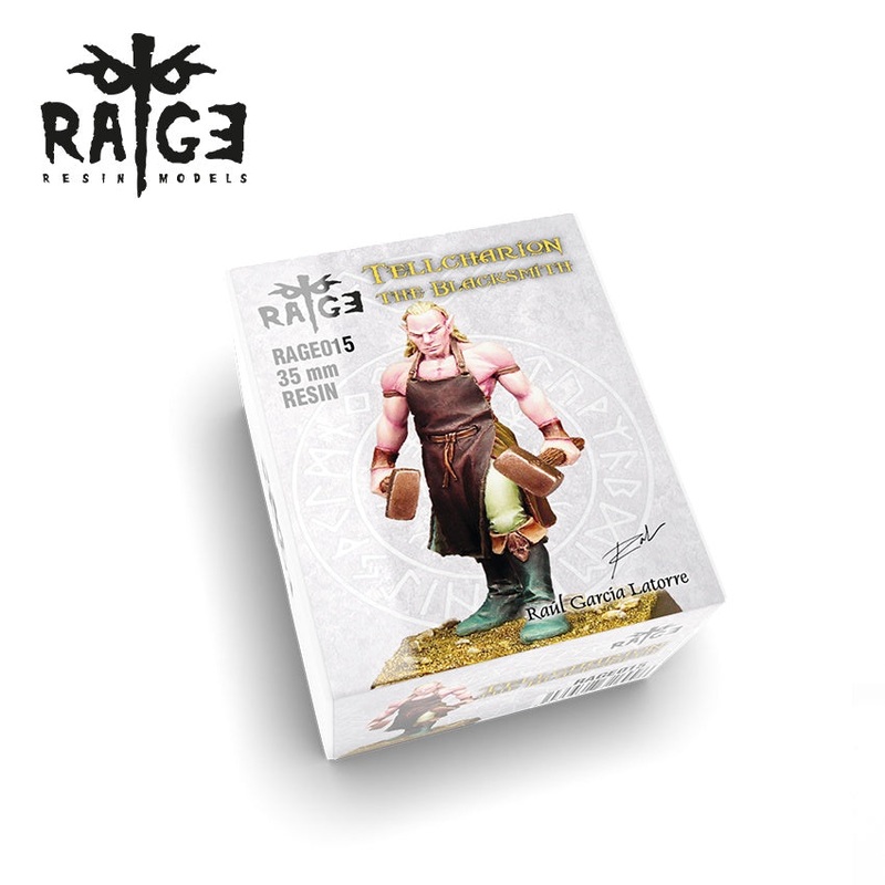Rage Resin Models – Tellcharion, The Blacksmith (35mm) AK-RAGE015