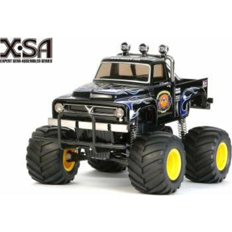 Tamiya 1/12 2WD Electric Monster Truck Rolling Chassis Kit X-SA Midnight Pumpkin – TAM46705