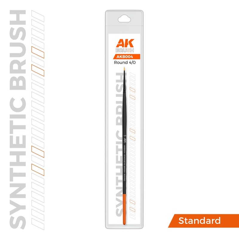 AK Interactive Synthetic Brush Round 4/0 – AK-B004