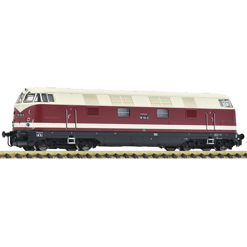 DCC + Sound Diesel locomotive 118 104-9 DR Ep.IV