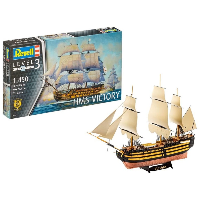 HMS Victory 1/450 Model Sailing Ship Kit #5819 by Revell