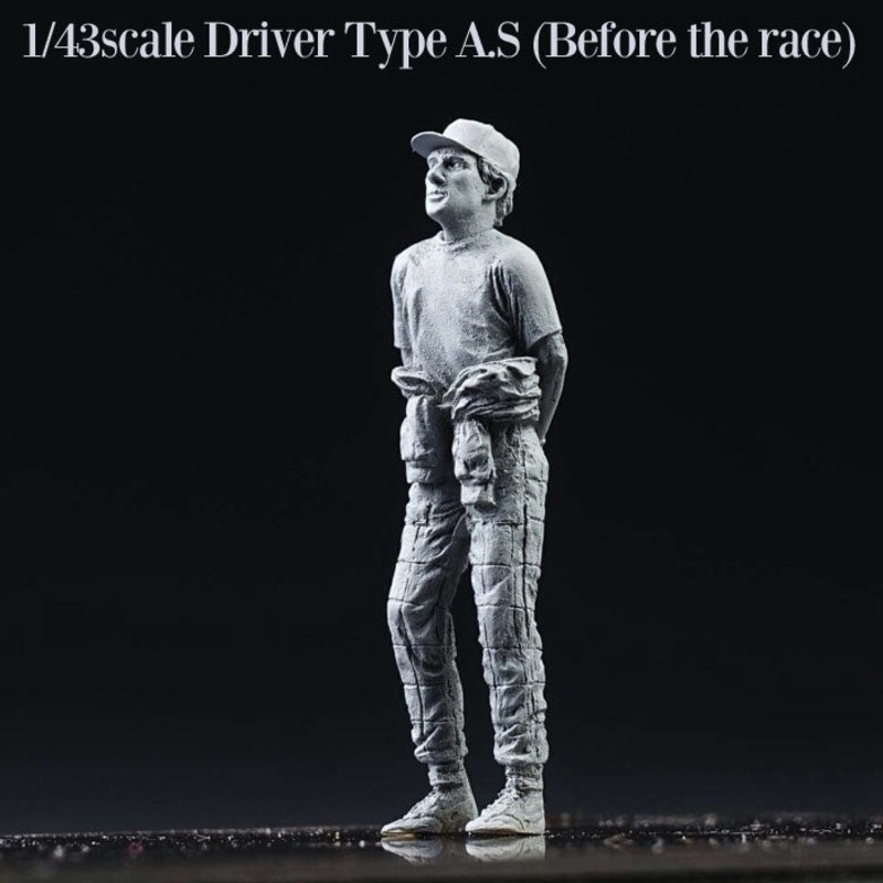[ Back-order ] Model Factory HIRO R043-0007 1:43 DIVE NINE Figure Series Driver Type A.S Before the race MFH