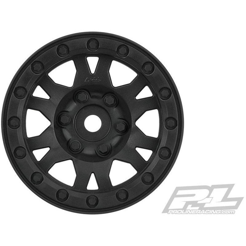 Pro-Line Impulse 1.9 Black Plastic Internal Bead-Loc Wheel for Rock Crawlers Front or Rear
