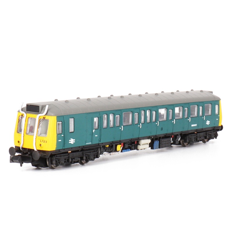 Class 121 W55023 BR Blue FYE diesel railcar
