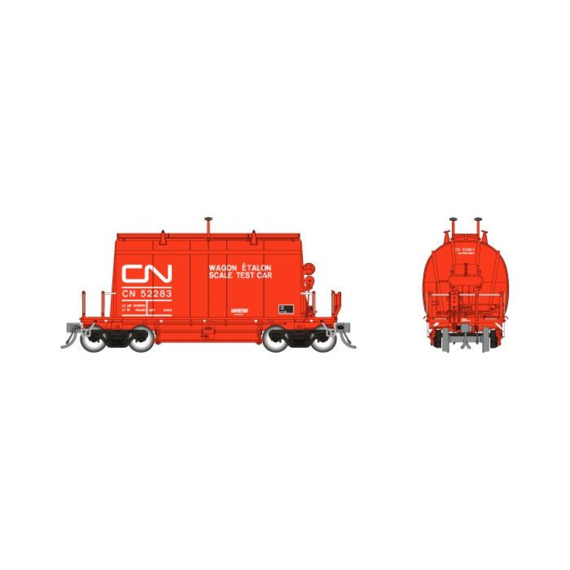 HO Short Barrel Ore Hopper: CN Scale Test Cars – Single Car