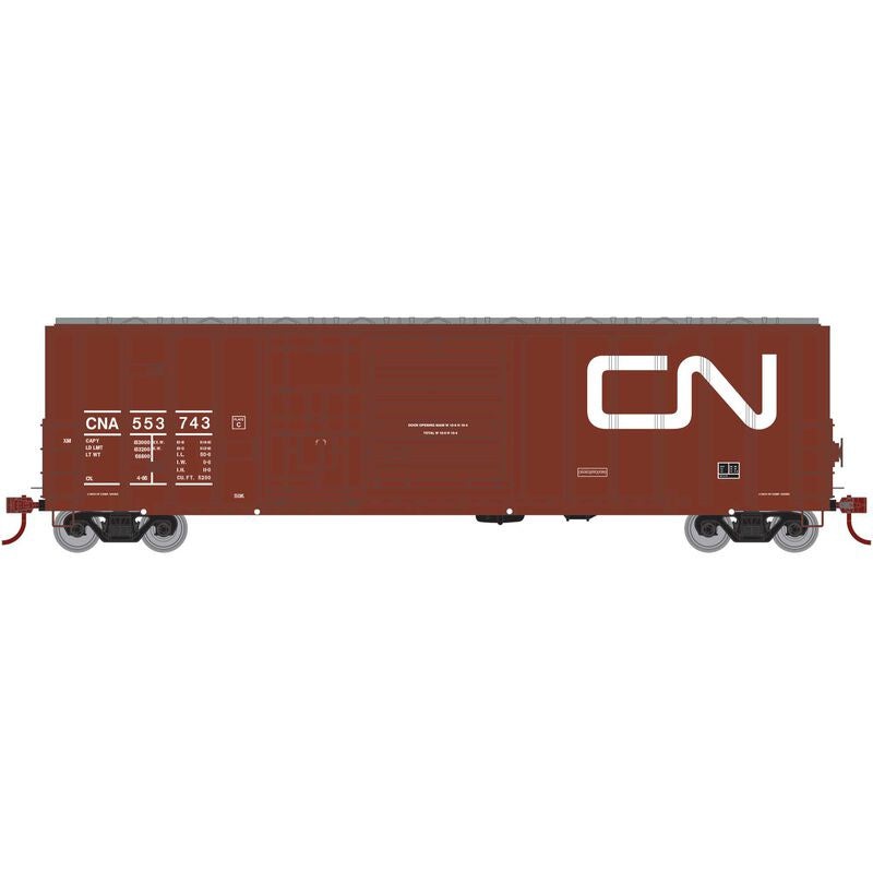 50′ FMC Exerior Post Combination Door Box Car CN #553743 (N)