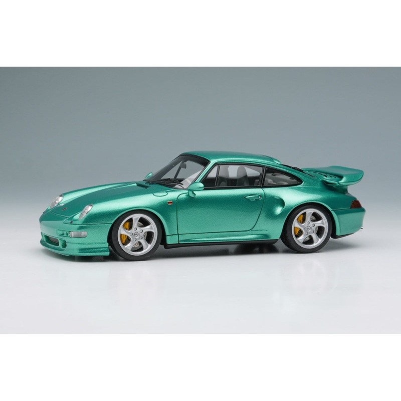 [ Back-order ] Make Up VISION VM113F 1/43 Porsche 911 (993) Turbo S 1996 Ocean Jade Metallic