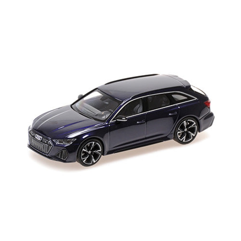 [ Back-order ] MINICHAMPS 410018016 1:43 Audi RS6 Avant 2019 Violet Metallic model car