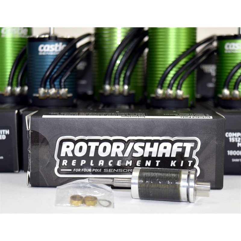 Castle Creations 1410 Rotor/Shaft Kit w/5mm Shaft (3800Kv) CSE011-0127-00