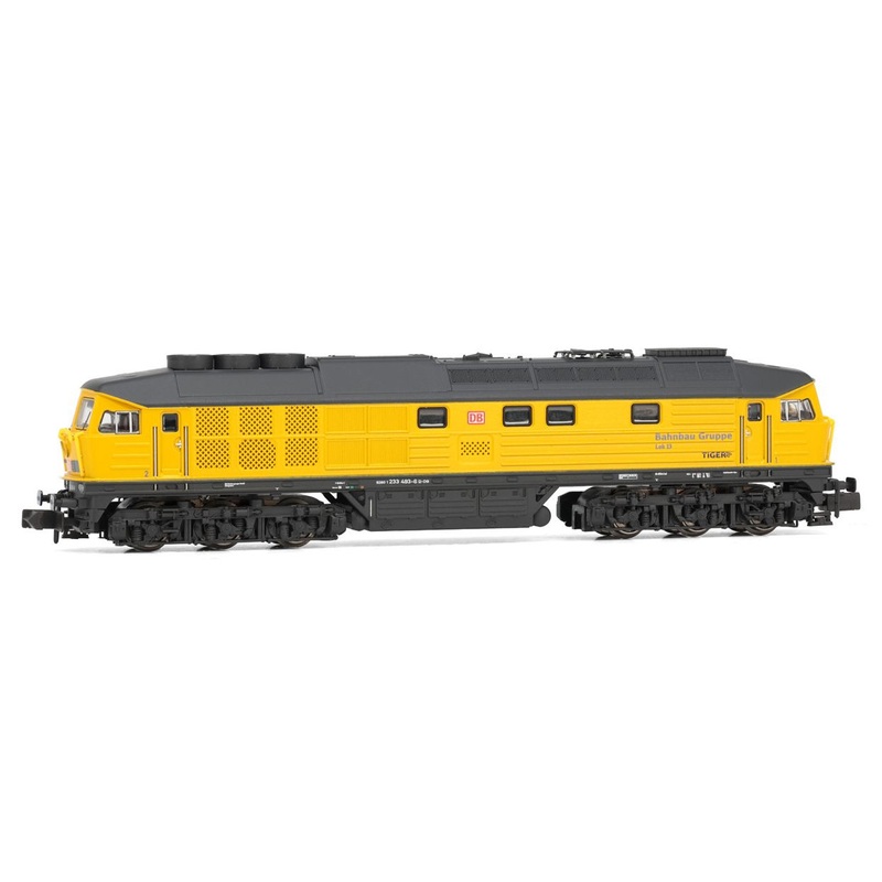 DCC + Sound Diesel locomotive Ludmilla BR 233 493-6 DB Bahnbau Ep.VI