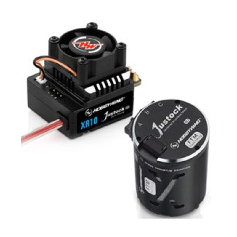 Hobbywing XR10 Justock G3S Sensored Brushless ESC/ SD G2.1 Motor Combo (21.5T) – HWI38020373