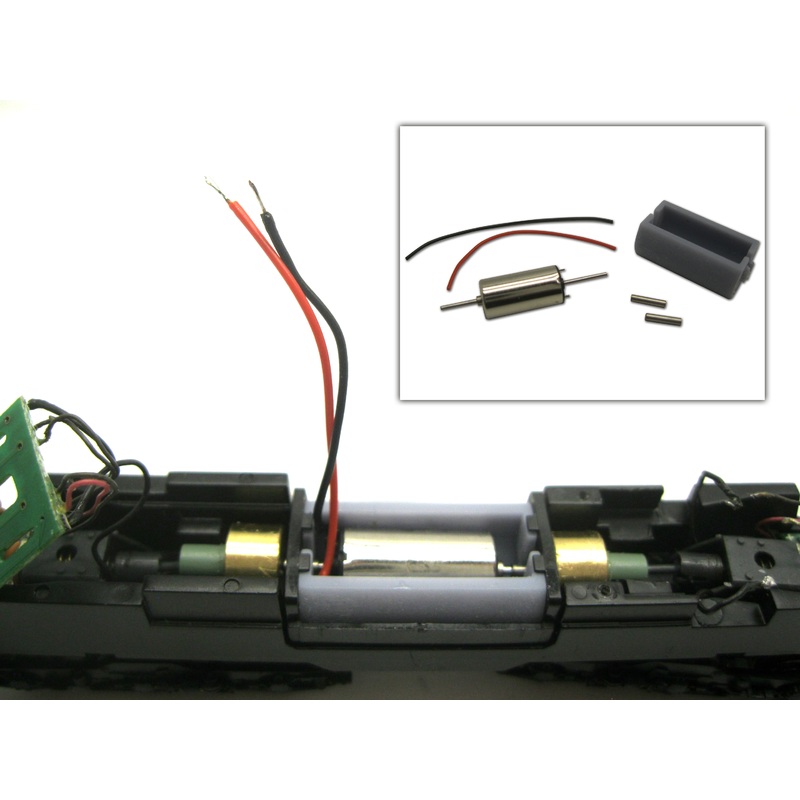 Conversion kit with bell armature motor Startrain NS 1300, SNCF CC 7100, Renfe Alsthom 276