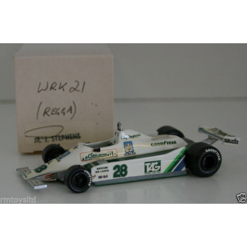 WESTERN MODELS SIGNED 1st VERSION – 1/43 SCALE WRK21 79 WILLIAMS FW007 REGAZZONI