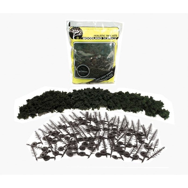 Woodland Scenics Pine Tree Kit (6-8) (16/PK) WOO1106