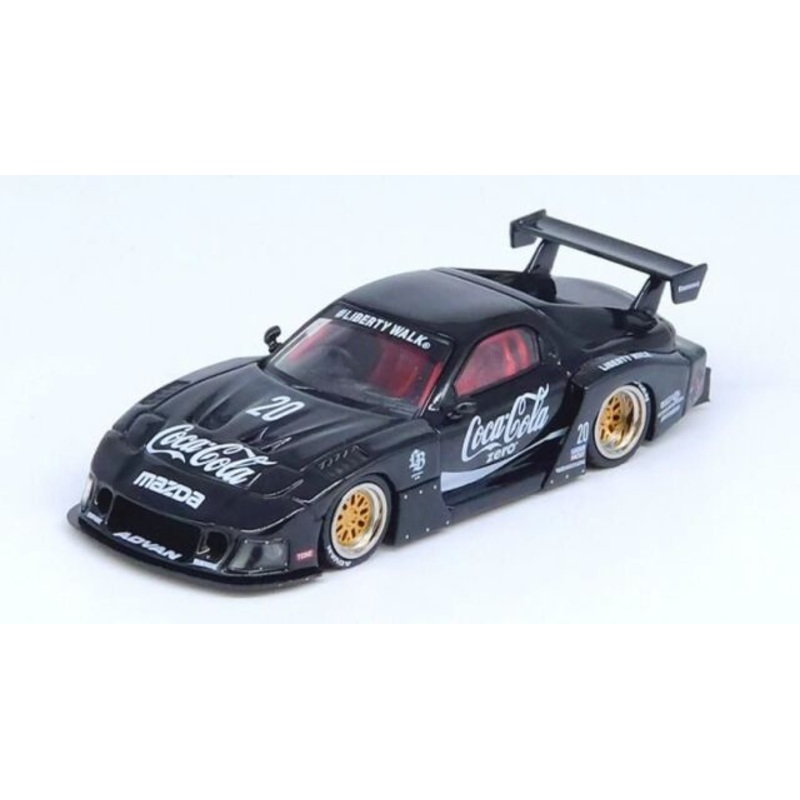 [ Back-order ] INNO Models IN64-LBWK-RX7-01 1:64 Mazda RX7 FD3S LB-WORKS Super Silhouette Black model car