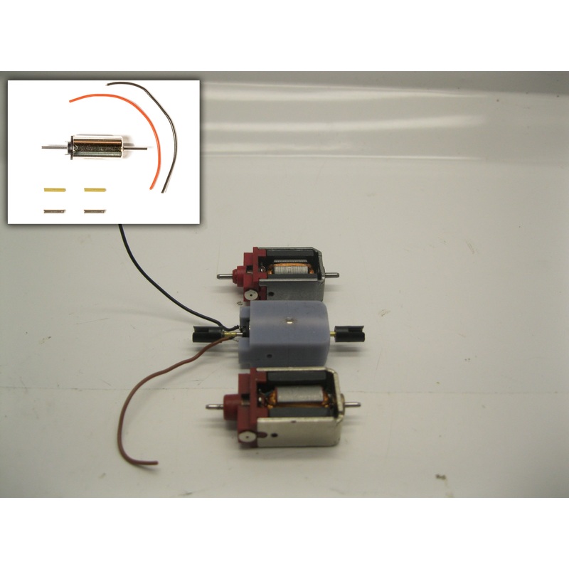 Conversion kit with bell armature motor replaces Roco motor 85020