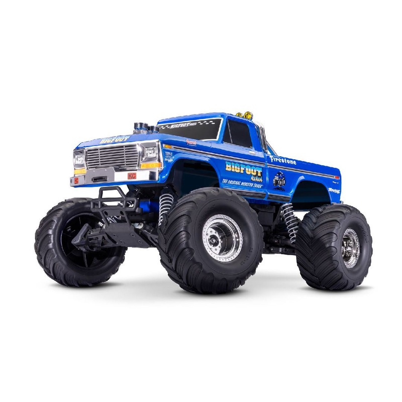 Traxxas Bigfoot No.1 Original BL-2S HD RTR 1/10 2WD Brushless Monster Truck w/BL-2S ESC & TQ 2.4GHz Radio – TRA36334-4