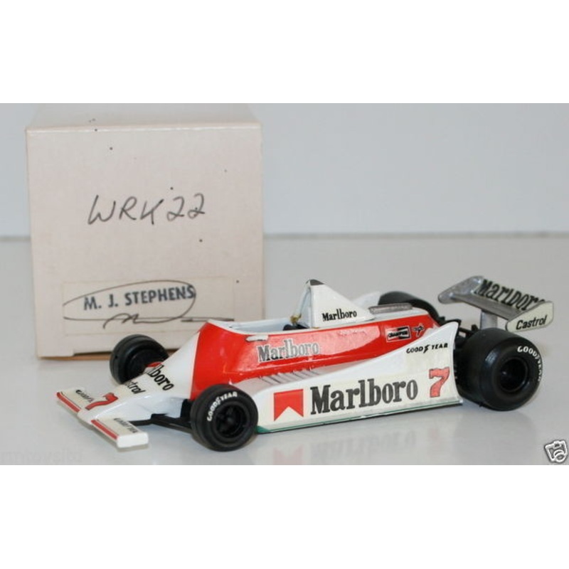WESTERN MODELS SIGNED 1st VERSION – 1/43 SCALE – WRK22 1979 McLAREN M29 J WATSON