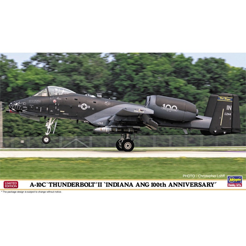 A-10C Thunderbolt II Indiana ANG 100th Anniversary 1/72 by Hasegawa