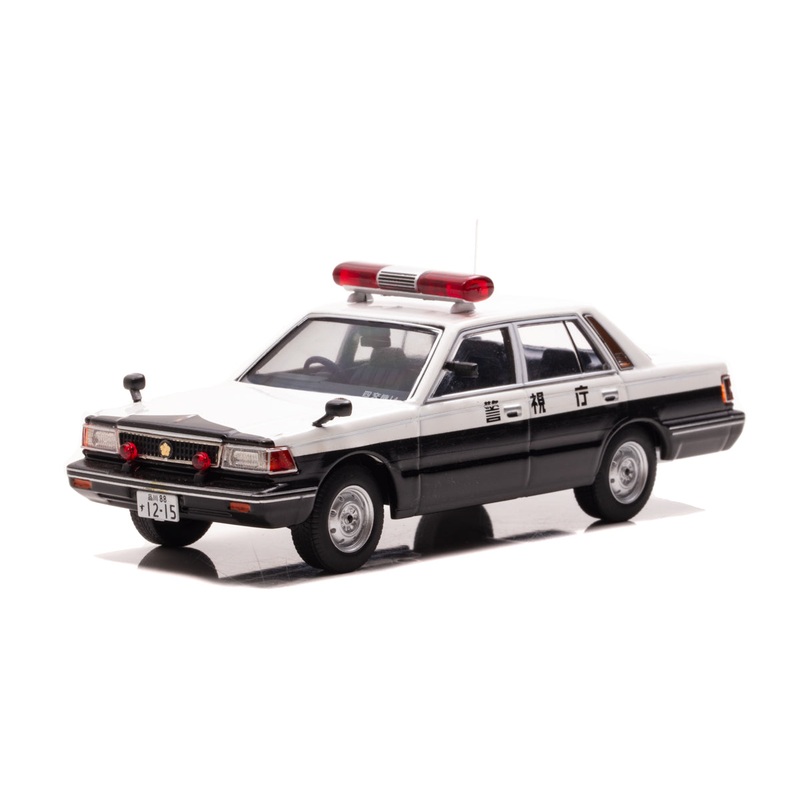 [ Back-order ] RAI’S H7438501 1:43 Nissan Cedric (YPY30 modified) 1985 MPD Mobile Traffic Unit Vehicle