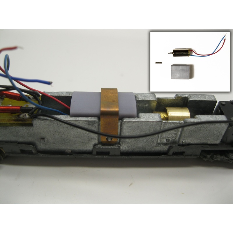 Conversion kit with bell armature motor Arnold – Lima Thalys / TGV
