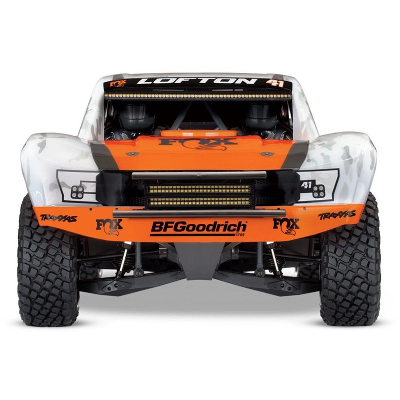 Traxxas 1/7 4WD Desert Racing Truck RTR Unlimited Desert Racer w/ Lights – Fox Edition TRA85086-4FOX