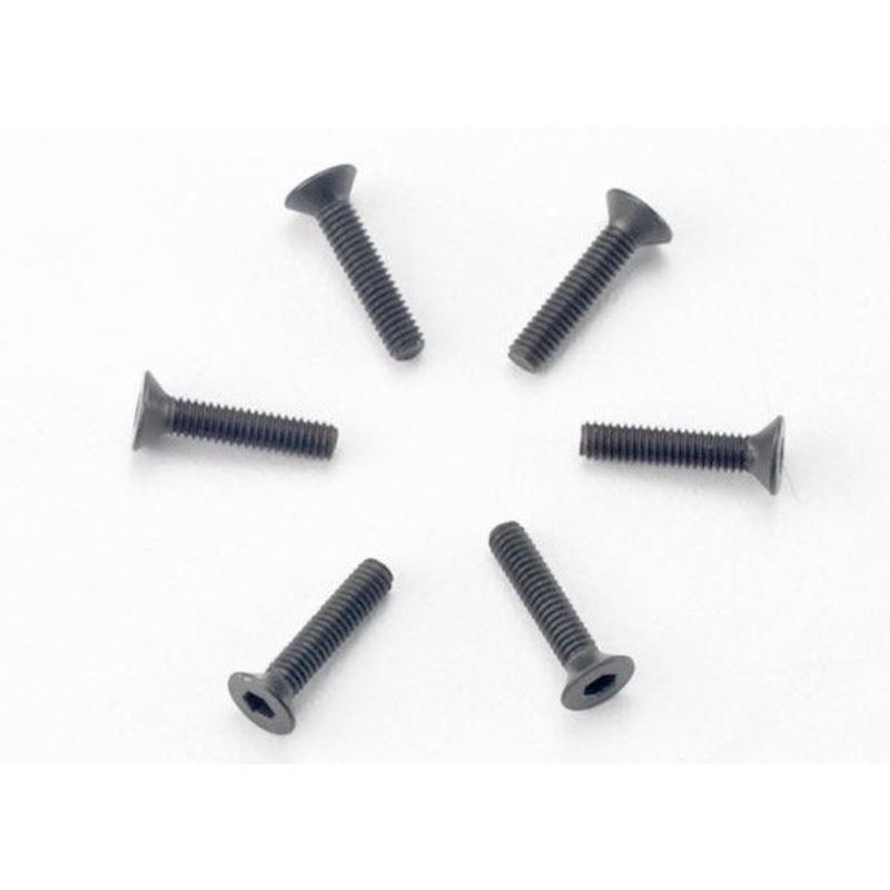 Traxxas 2.5X12mm Flat Head Screws (6) TRA2526