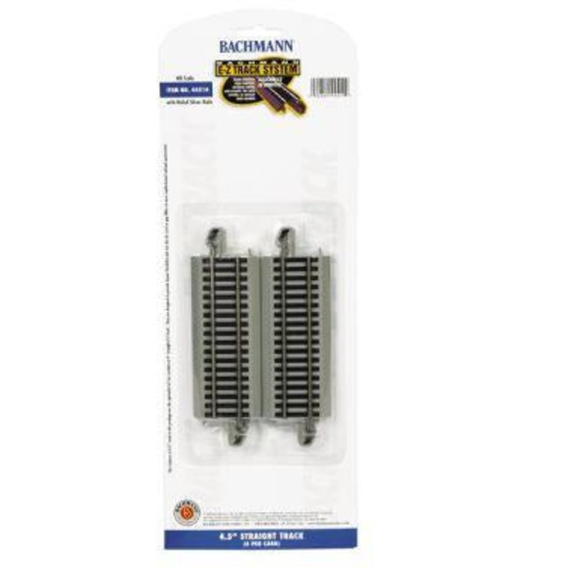 4.5 Straight Track – Nickel (4PC)(HO)