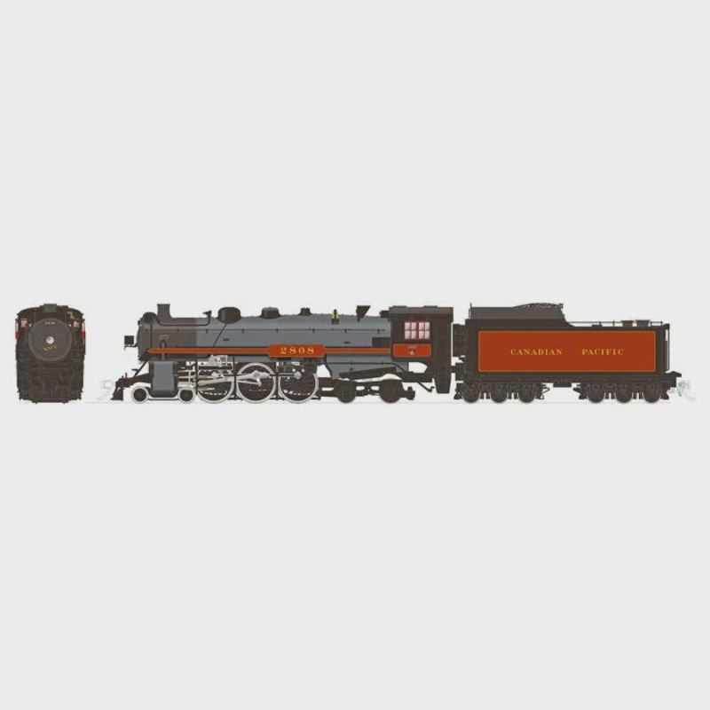 Rapido 601008 HO H1b 4-6-4 Hudson (DC/Silent): CPR – World’s Greatest Travel System: #2818