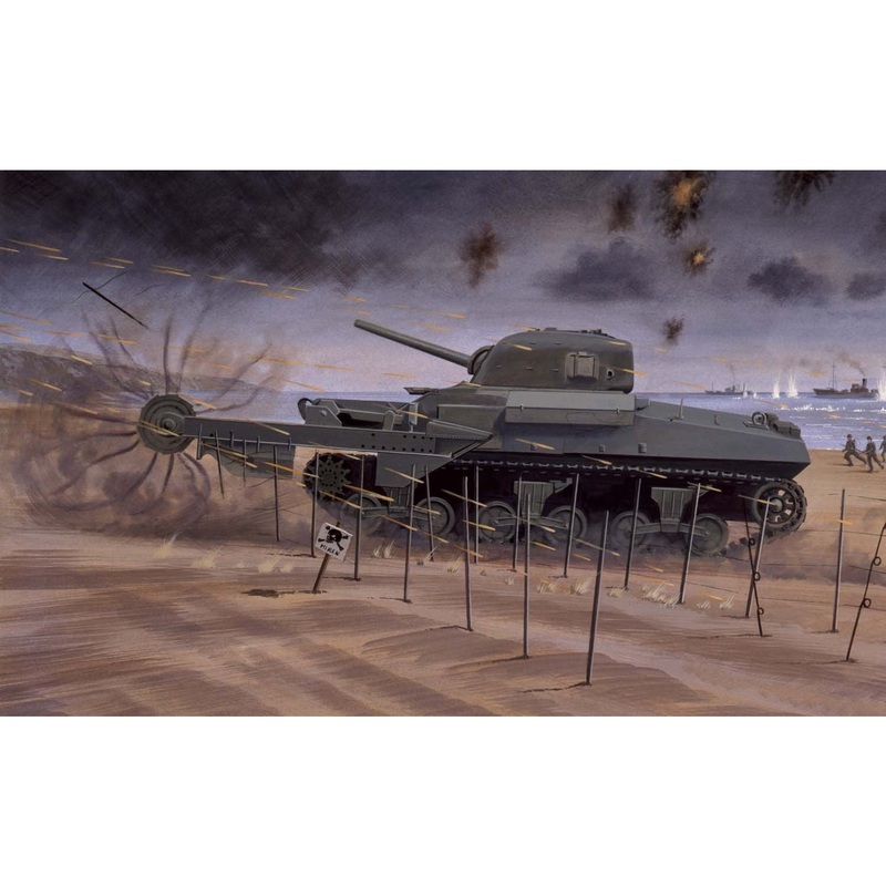 Sherman Crab Tank 1/76 #02320 by Airfix