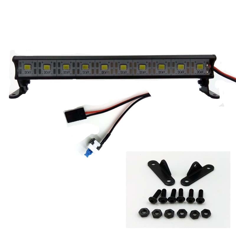 1/10 Aluminum Light Bar – 10 LEDs – Black