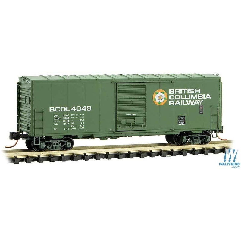 40′ Standard Boxcar BC Rail #4049 (N)