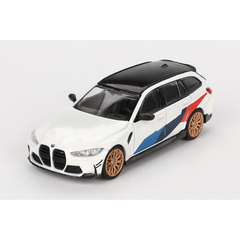 [ Back-order ] TSM MINI-GT MGT00776-L 1:64 BMW M3 M Performance Touring Alpine White LHD  model car