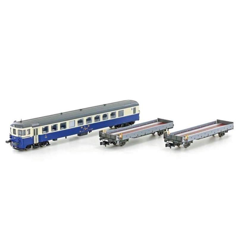 Car set car loading train with control car BLS, Ep.V 3-piece