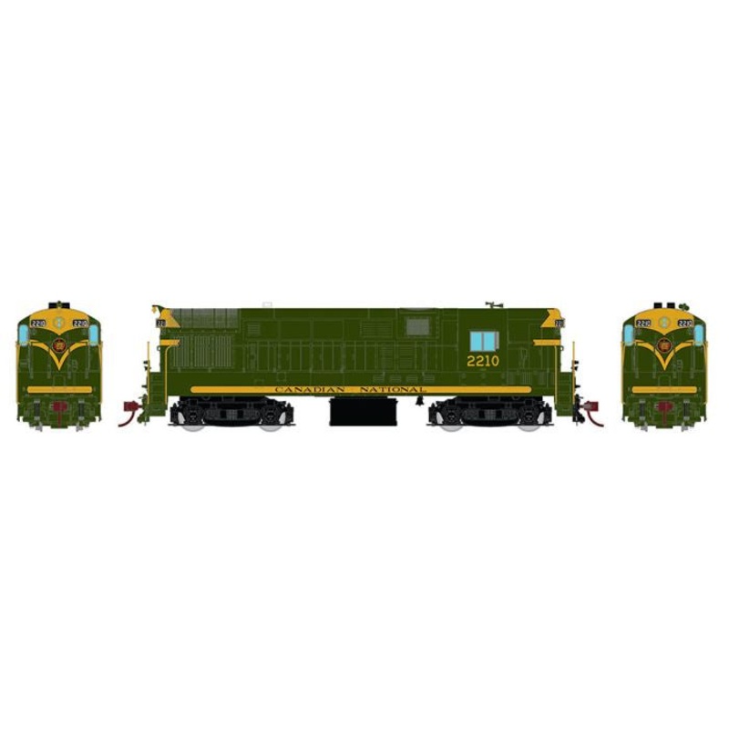 Rapido 044526 HO H16-44 (DC/DCC/Sound): CNR – Green Scheme: #2206
