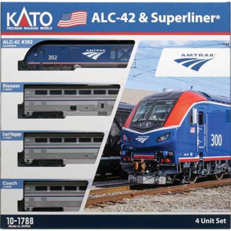 Kato Siemens ALC-42 Charger & 3 Cars Train-Only Set – Standard DC