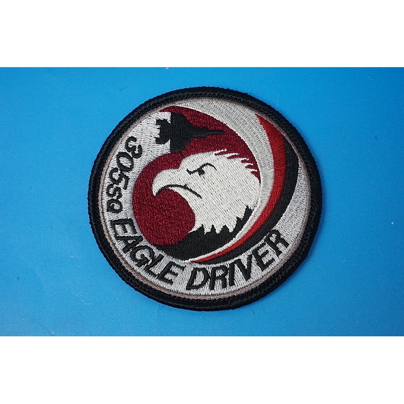 Patch JASDF 305SQ Eagle Driver Red with hook and loop