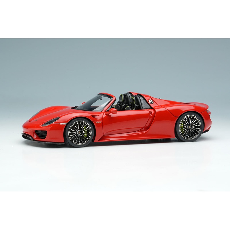 [ Back-order ] Make Up EIDOLON EM568B 1:43 Porsche 918 Spyder 2011 Guards Red model car