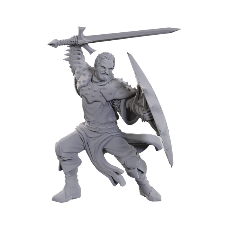 D&D Unpainted Mini – Dragon Army Soldier 90107