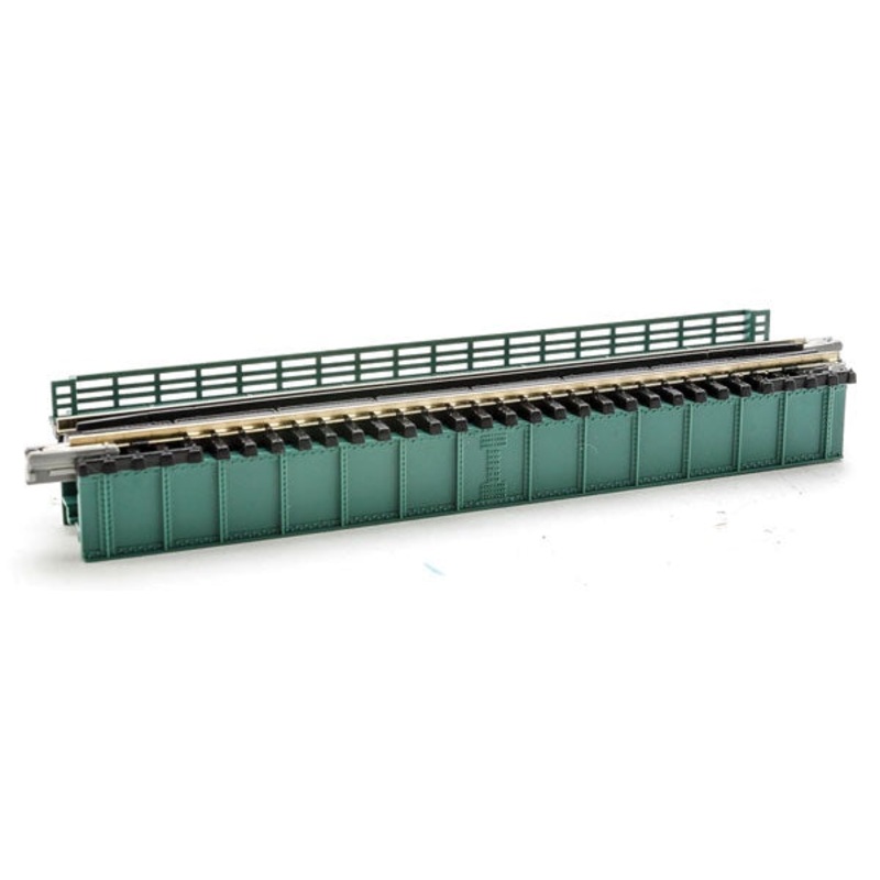 Kato Deck Girder Bridge 4-31/32 124mm Long (green) – 20-461