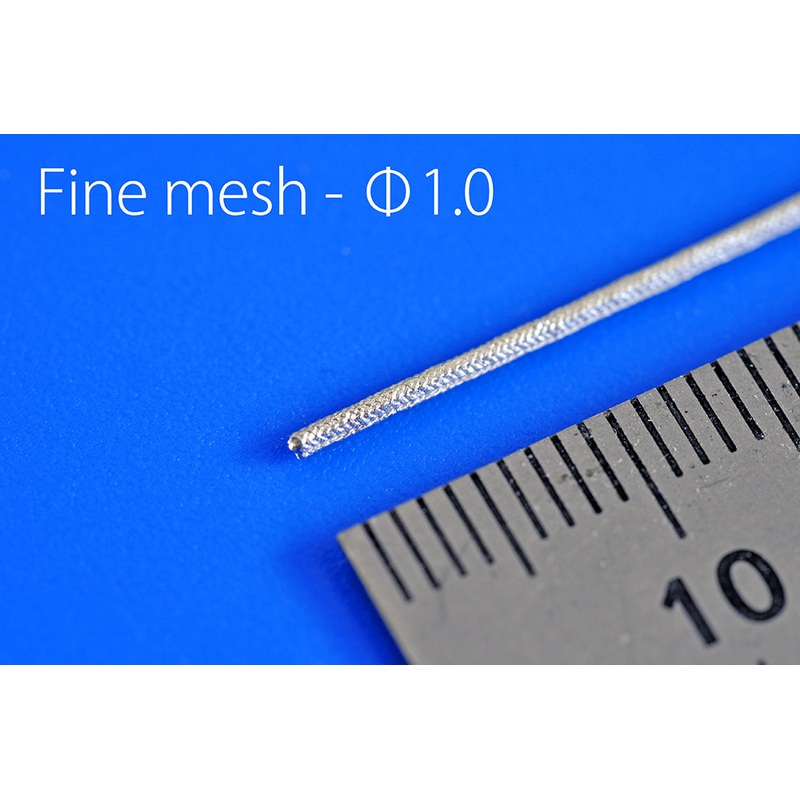 [ Back-order ] Model Factory HIRO P1171 NEW Metal Mesh Hose [ Fine mesh :1.0mm ] 89mm long x 5 pieces