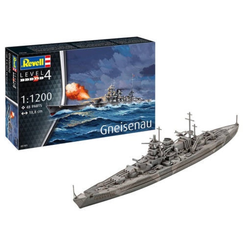 Battleship Gneisenau 1/1200 by Revell