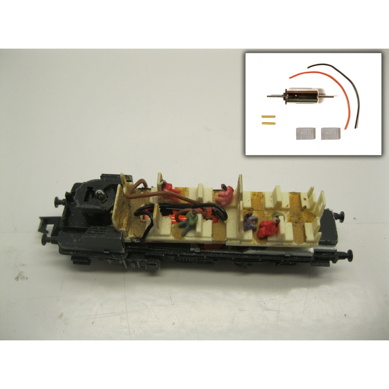 Conversion kit with bell armature motor Arnold Kittel steam railcar