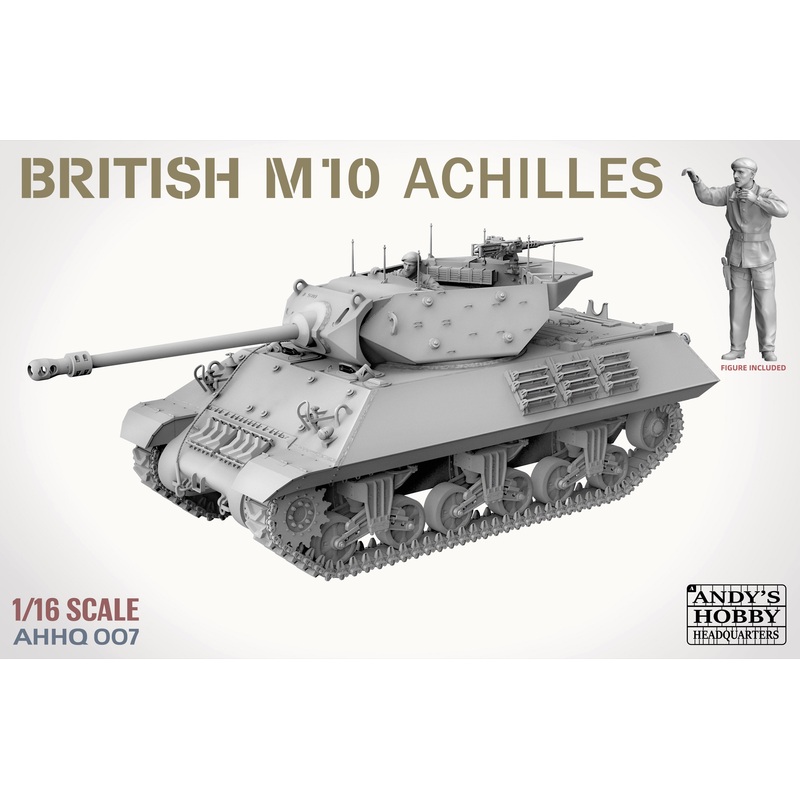 British Achilles M10 IIc Tank Destroyer (with Full Body Figure) 1/16 by Takom