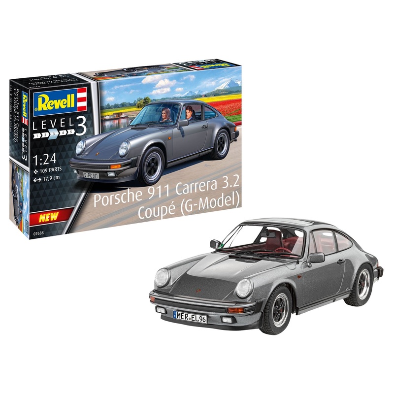Porsche 911  Carrera 3.2 G Coupe 1/24 #7688 by Revell