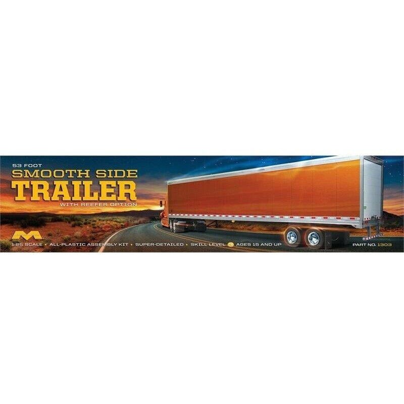53′ Smoothside Trailer 1/25 by Moebius