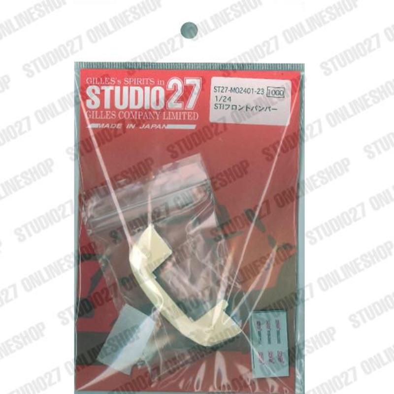[ Back-order ] STUDIO27 MO2401-23 1:24 STI FRONT BUMPER Detail Up Parts