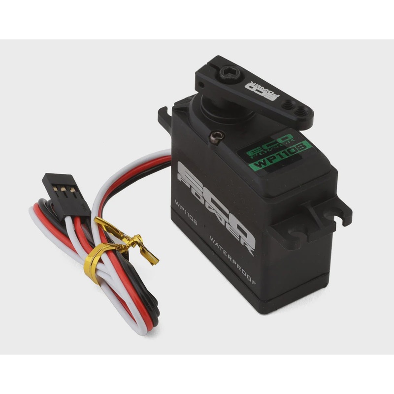 EcoPower WP110S Waterproof High Speed Metal Gear Servo for 1/10 2wd Traxxas, ARRMA, Losi & other vehicles – ECP-110S
