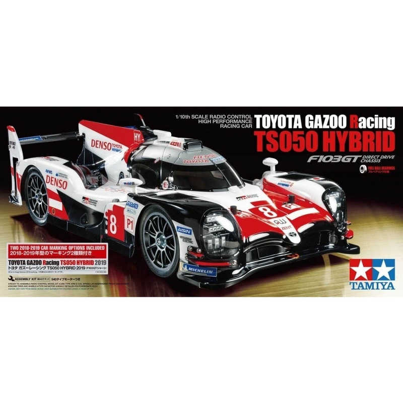 Tamiya 1/10 2WD Race Car Kit Toyota Gazoo Racing TS050 HYBRID 2019 F103GT – TAM58680